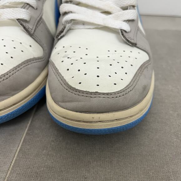 Nike Dunk Low Mens 8 White Athletic Department University Sneaker Shoes - Picture 3 of 10